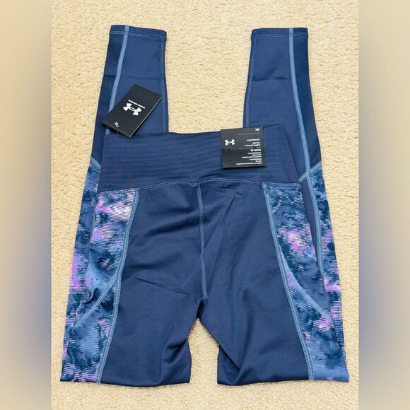 NWT Under Armour Train CW Full Length High Rise Compression Grey Leggings Sz XS - Picture 10 of 14